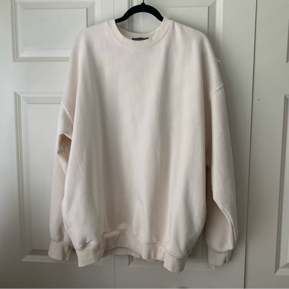 Brandy Melville Ivory Erica Sweatshirt